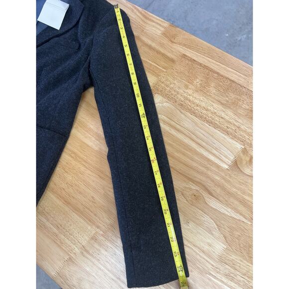 GAP Academy Blazer Wool Blend Black Stone Charcoal Gray 2-Button NWT - Picture 10 of 10